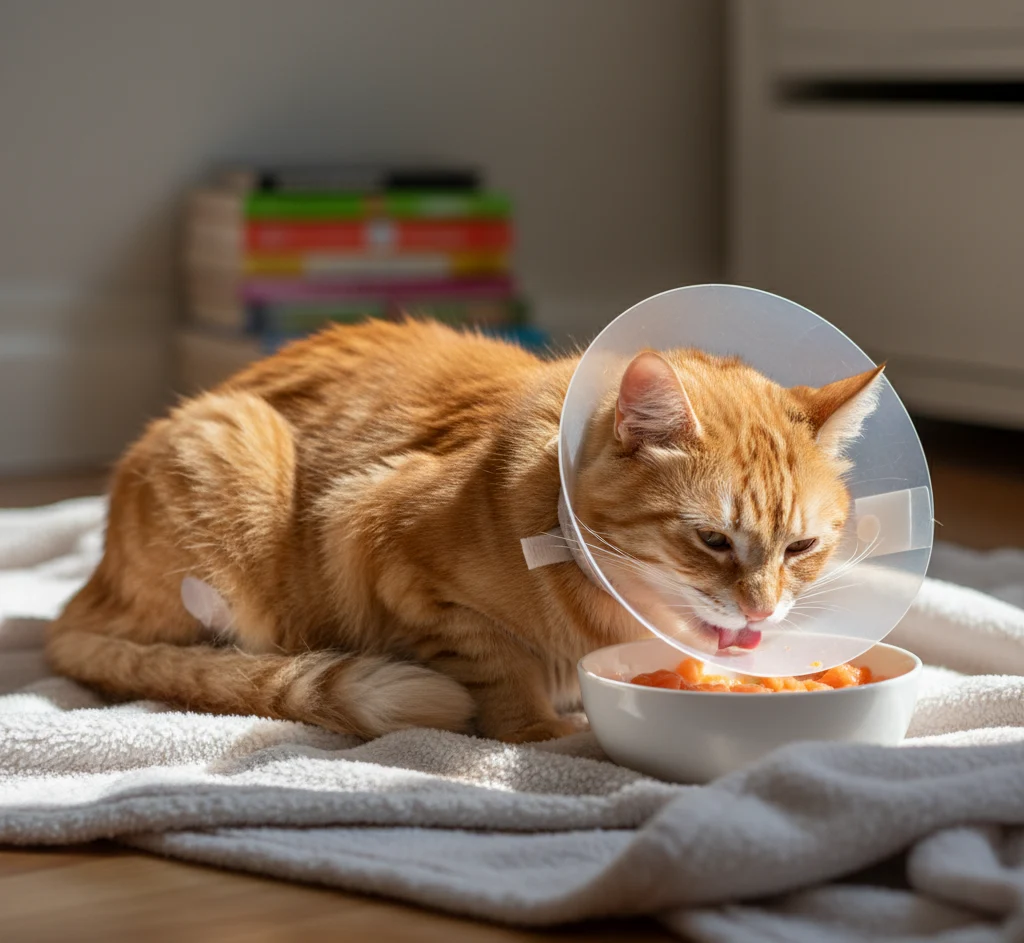 غذای گربه عقیم شده